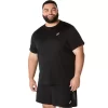 TRICOU ASICS ARGINTIU CU MÂNECĂ SCURTĂ
