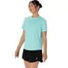 TRICOU ASICS ARGINTIU CU MÂNECĂ SCURTĂ TRICOU ASICS ARGINTIU CU MÂNECĂ SCURTĂ