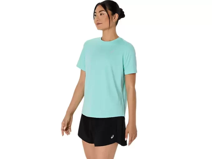 TRICOU ASICS ARGINTIU CU MÂNECĂ SCURTĂ TRICOU ASICS ARGINTIU CU MÂNECĂ SCURTĂ