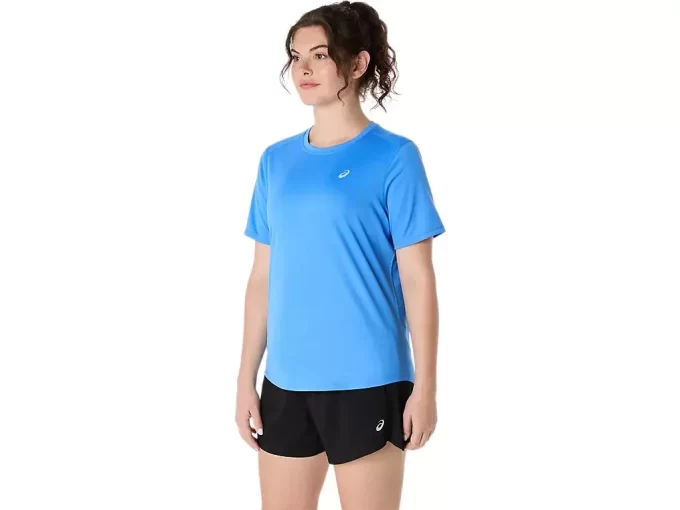 TRICOU ASICS ARGINTIU CU MÂNECĂ SCURTĂ TRICOU ASICS ARGINTIU CU MÂNECĂ SCURTĂ