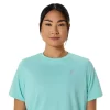 TRICOU ASICS ARGINTIU CU MÂNECĂ SCURTĂ TRICOU ASICS ARGINTIU CU MÂNECĂ SCURTĂ