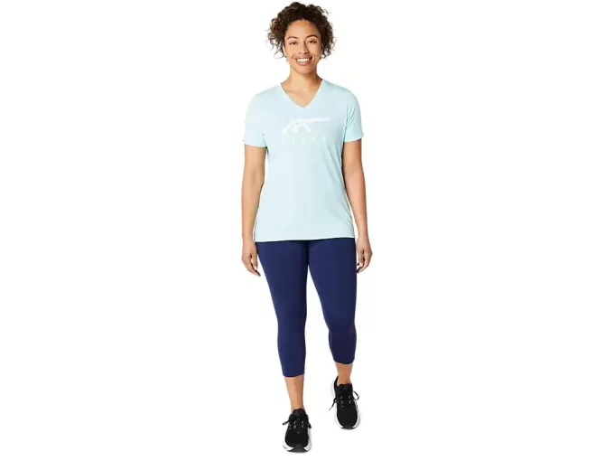 TRICOU ASICS CU DUNGI ȘI GÂT ÎN V PENTRU DAMĂ TRICOU ASICS CU DUNGI ȘI GÂT ÎN V PENTRU DAMĂ