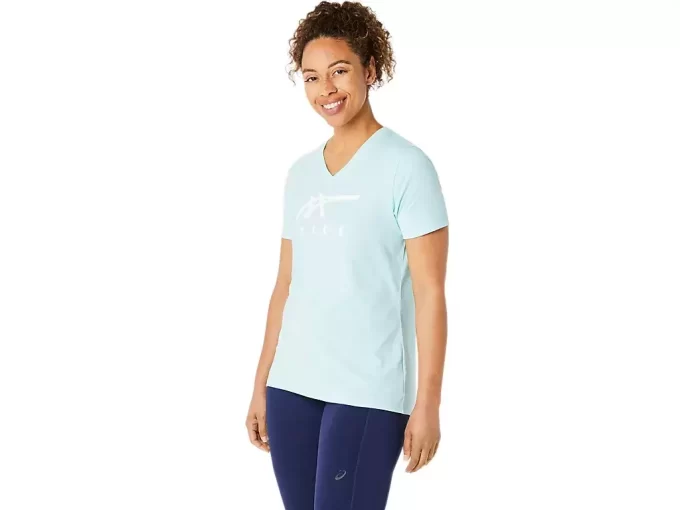 TRICOU ASICS CU DUNGI ȘI GÂT ÎN V PENTRU DAMĂ TRICOU ASICS CU DUNGI ȘI GÂT ÎN V PENTRU DAMĂ