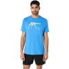 Tricou ASICS cu dungi și mânecă scurtă Tricou ASICS cu dungi și mânecă scurtă