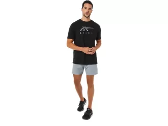 Tricou ASICS cu dungi și mânecă scurtă Tricou ASICS cu dungi și mânecă scurtă