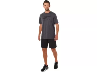 Tricou ASICS cu dungi și mânecă scurtă