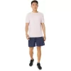 Tricou ASICS cu dungi și mânecă scurtă
