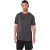 Tricou ASICS cu dungi și mânecă scurtă