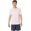 Tricou ASICS cu dungi și mânecă scurtă