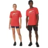 Tricou ASICS cu dungi și mânecă scurtă