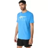 Tricou ASICS cu dungi și mânecă scurtă Tricou ASICS cu dungi și mânecă scurtă