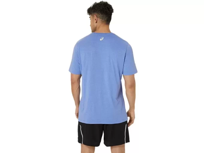 Tricou ASICS cu dungi și mânecă scurtă Tricou ASICS cu dungi și mânecă scurtă