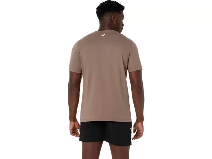 Tricou ASICS cu dungi și mânecă scurtă Tricou ASICS cu dungi și mânecă scurtă