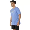 Tricou ASICS cu dungi și mânecă scurtă Tricou ASICS cu dungi și mânecă scurtă