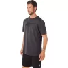 Tricou ASICS cu dungi și mânecă scurtă