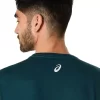 Tricou ASICS cu dungi și mânecă scurtă Tricou ASICS cu dungi și mânecă scurtă