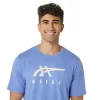 Tricou ASICS cu dungi și mânecă scurtă Tricou ASICS cu dungi și mânecă scurtă