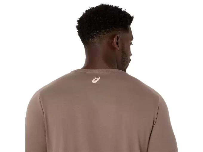 Tricou ASICS cu dungi și mânecă scurtă Tricou ASICS cu dungi și mânecă scurtă