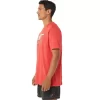 Tricou ASICS cu dungi și mânecă scurtă