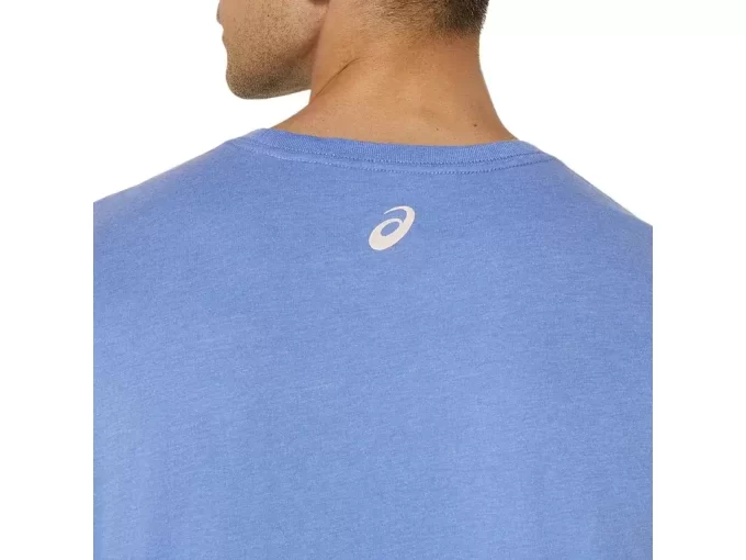 Tricou ASICS cu dungi și mânecă scurtă Tricou ASICS cu dungi și mânecă scurtă