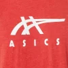 Tricou ASICS cu dungi și mânecă scurtă