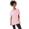 Tricou ASICS cu dungi și mânecă scurtă