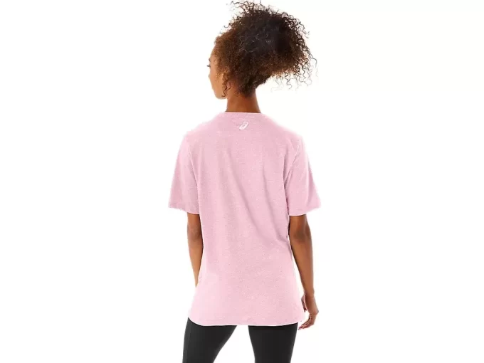 Tricou ASICS cu dungi și mânecă scurtă