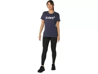 TRICOU ASICS CU MÂNECĂ SCURTĂ ȘI IMPRIMARE FLORALĂ PENTRU DAMĂ