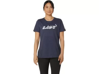 TRICOU ASICS CU MÂNECĂ SCURTĂ ȘI IMPRIMARE FLORALĂ PENTRU DAMĂ