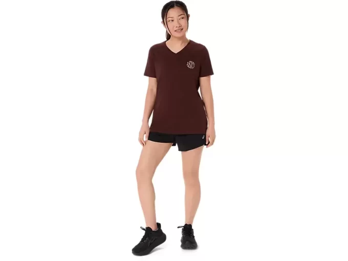 TRICOU ASICS NATURE CU GOLET ÎN V ȘI MÂNECĂ SCURTĂ PENTRU DAMĂ TRICOU ASICS NATURE CU GOLET ÎN V ȘI MÂNECĂ SCURTĂ PENTRU DAMĂ