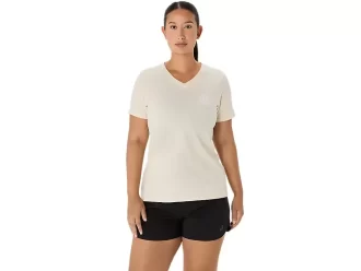TRICOU ASICS NATURE CU GOLET ÎN V ȘI MÂNECĂ SCURTĂ PENTRU DAMĂ