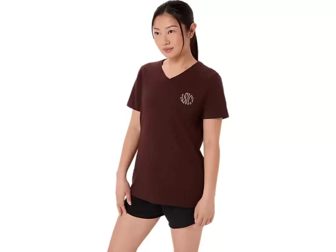TRICOU ASICS NATURE CU GOLET ÎN V ȘI MÂNECĂ SCURTĂ PENTRU DAMĂ TRICOU ASICS NATURE CU GOLET ÎN V ȘI MÂNECĂ SCURTĂ PENTRU DAMĂ
