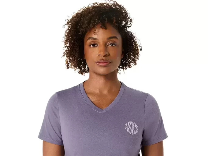 TRICOU ASICS NATURE CU GOLET ÎN V ȘI MÂNECĂ SCURTĂ PENTRU DAMĂ TRICOU ASICS NATURE CU GOLET ÎN V ȘI MÂNECĂ SCURTĂ PENTRU DAMĂ