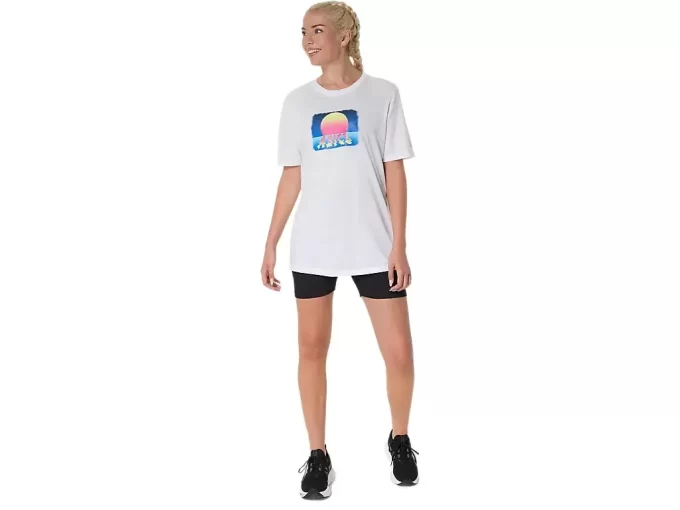 Tricou ASICS RETRO SUNSET cu mânecă scurtă