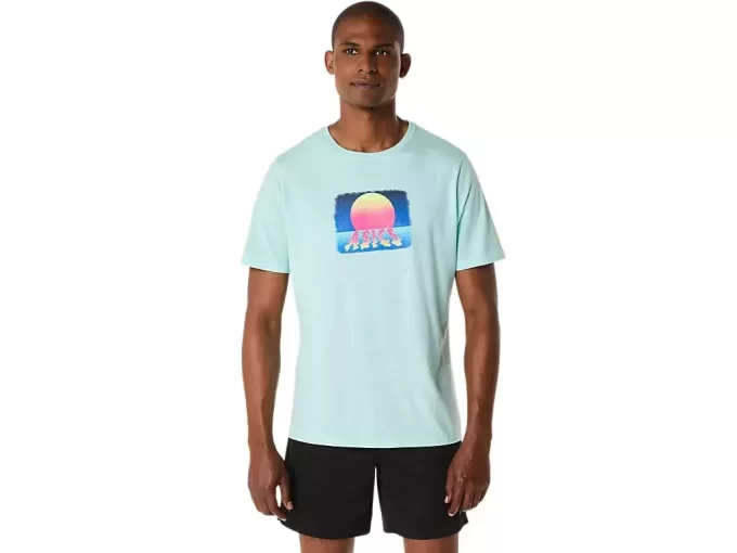 Tricou ASICS RETRO SUNSET cu mânecă scurtă