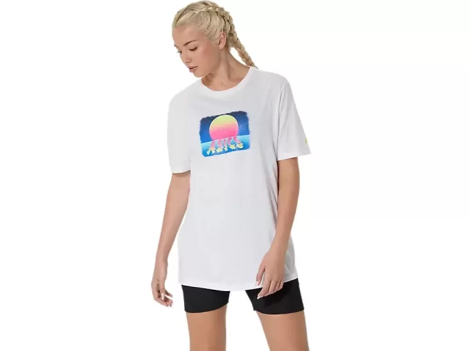 Tricou ASICS RETRO SUNSET cu mânecă scurtă