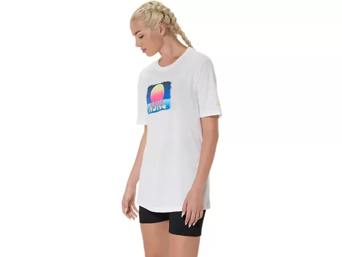Tricou ASICS RETRO SUNSET cu mânecă scurtă