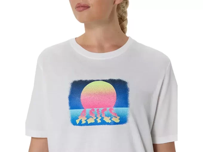 Tricou ASICS RETRO SUNSET cu mânecă scurtă