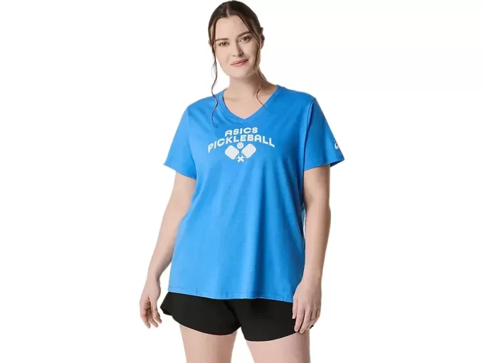 TRICOU CU MÂNECĂ SCURTĂ ASICS PICKLEBALL PENTRU DAMĂ TRICOU CU MÂNECĂ SCURTĂ ASICS PICKLEBALL PENTRU DAMĂ