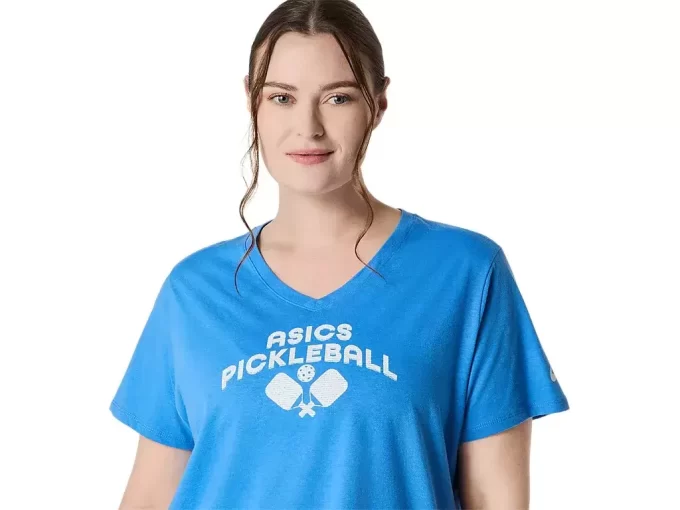 TRICOU CU MÂNECĂ SCURTĂ ASICS PICKLEBALL PENTRU DAMĂ TRICOU CU MÂNECĂ SCURTĂ ASICS PICKLEBALL PENTRU DAMĂ