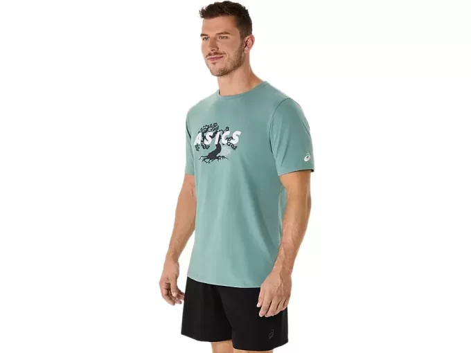 Tricou cu mânecă scurtă ASICS WISE TREE