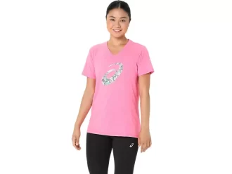 TRICOU CU MÂNECĂ SCURTĂ ȘI DECOLARE ÎN V PENTRU DAMĂ CARNATION