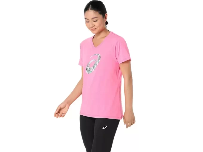 TRICOU CU MÂNECĂ SCURTĂ ȘI DECOLARE ÎN V PENTRU DAMĂ CARNATION TRICOU CU MÂNECĂ SCURTĂ ȘI DECOLARE ÎN V PENTRU DAMĂ CARNATION