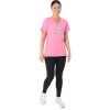 TRICOU CU MÂNECĂ SCURTĂ ȘI DECOLARE ÎN V PENTRU DAMĂ CARNATION TRICOU CU MÂNECĂ SCURTĂ ȘI DECOLARE ÎN V PENTRU DAMĂ CARNATION