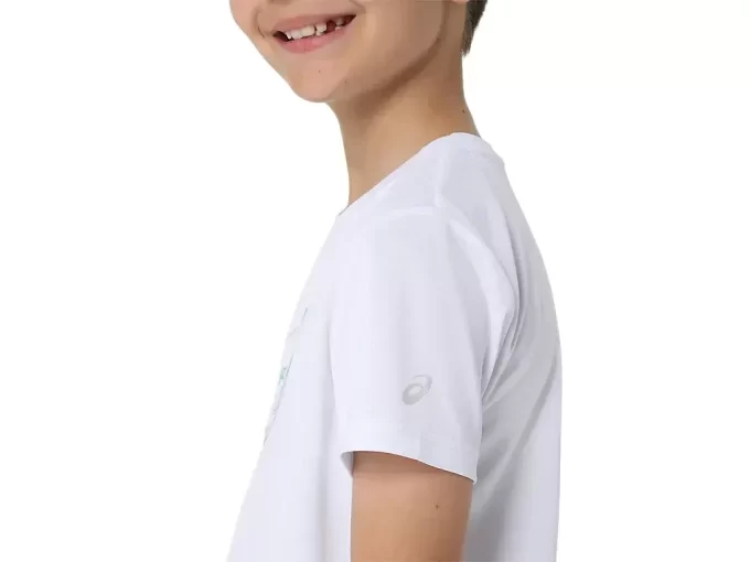 TRICOU CU MÂNECĂ SCURTĂ ȘI GRAFICĂ SPIRALĂ TRICOU CU MÂNECĂ SCURTĂ ȘI GRAFICĂ SPIRALĂ