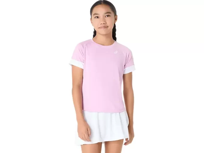 TRICOU TENIS CU MÂNECĂ SCURTĂ PENTRU FETE TRICOU TENIS CU MÂNECĂ SCURTĂ PENTRU FETE