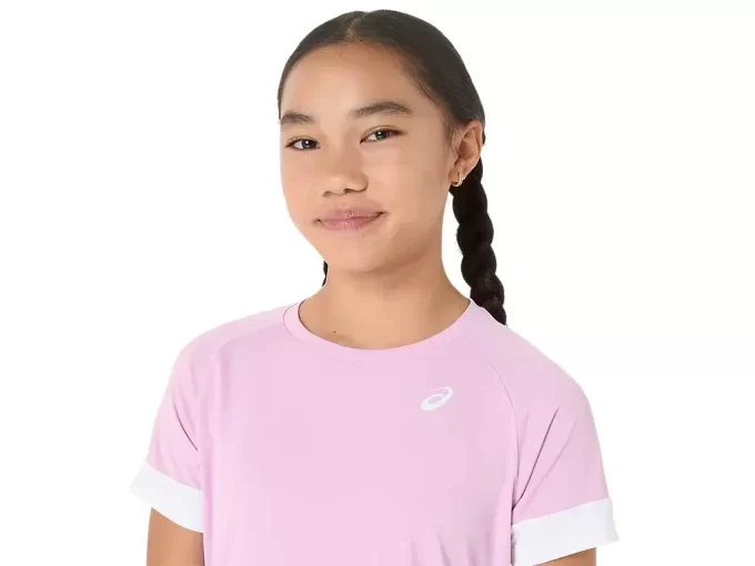 TRICOU TENIS CU MÂNECĂ SCURTĂ PENTRU FETE TRICOU TENIS CU MÂNECĂ SCURTĂ PENTRU FETE