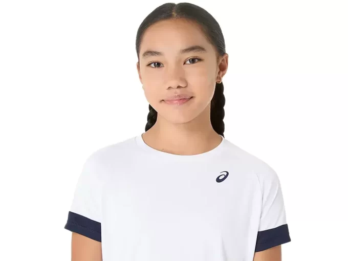 TRICOU TENIS CU MÂNECĂ SCURTĂ PENTRU FETE TRICOU TENIS CU MÂNECĂ SCURTĂ PENTRU FETE
