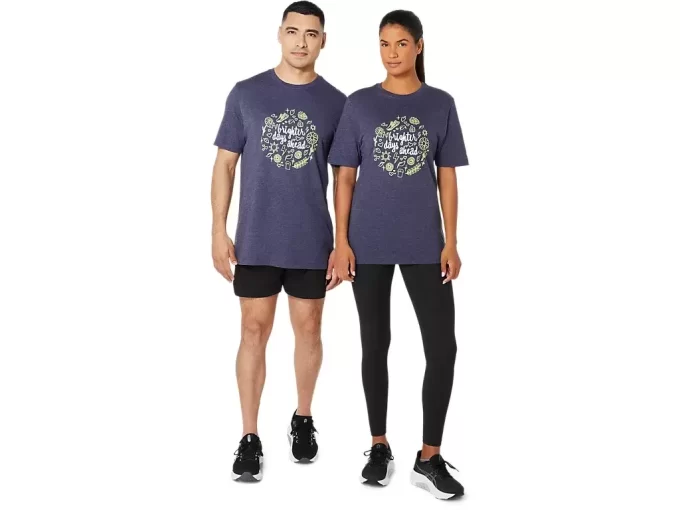 TRICOU UNISEX ASICS BRIGHTER DAYS AHEAD CU MÂNECĂ SCURTĂ TRICOU UNISEX ASICS BRIGHTER DAYS AHEAD CU MÂNECĂ SCURTĂ