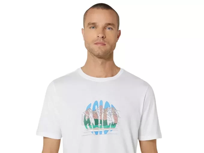 TRICOU UNISEX ASICS CELEBRATE OUR HOME CU MÂNECĂ SCURTĂ TRICOU UNISEX ASICS CELEBRATE OUR HOME CU MÂNECĂ SCURTĂ